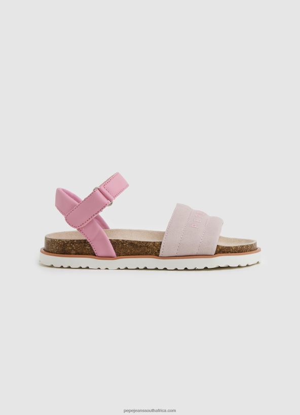 Factory Pink Berlin Park Anatomical Sandals Pepe Jeans L20F2F1341 Girl - Image 1