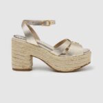 Gold Taffy Night Leather Sandals Pepe Jeans L20F2F646 Women