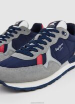 Grey Brit Man Studio Retro Sneakers Pepe Jeans L20F2F1181 Men - Image 5