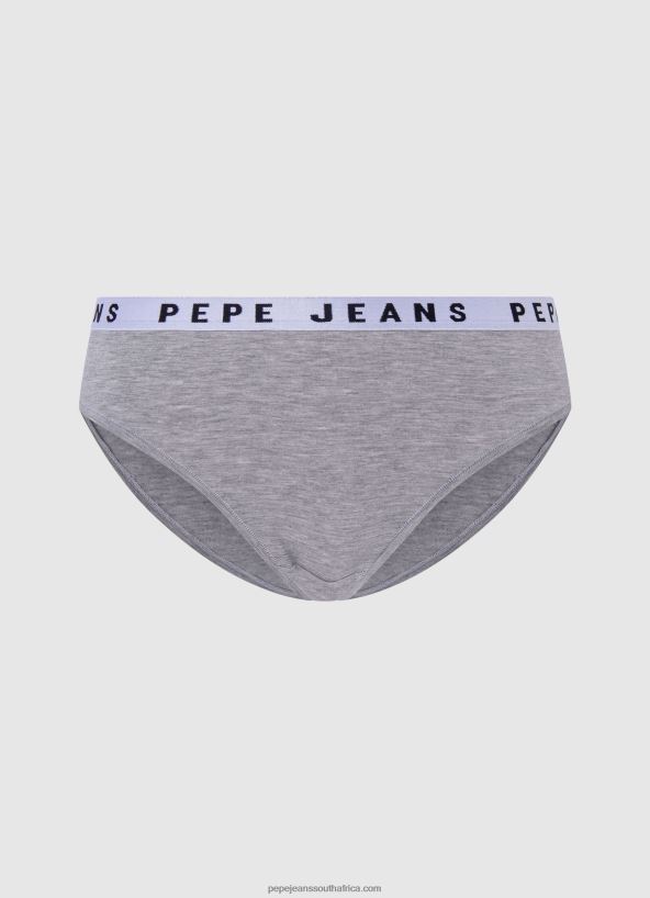 grey_marl_classic_panty_with_printed_logo_pepe_jeans_l20f2f552_women.jpg Grey Marl Classic Panty With Printed Logo Pepe Jeans L20F2F552 Women - Image 1