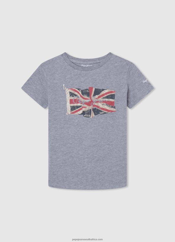 grey_marl_flag_and_logo_t_shirt_pepe_jeans_l20f2f1635_boy.jpg Grey Marl Flag And Logo T-Shirt Pepe Jeans L20F2F1635 Boy - Image 1