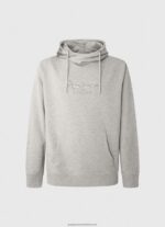 Grey Marl High Density Logo Jumper Pepe Jeans L20F2F904 Men - Image 5