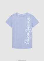 Grey Marl Logo Basic T-Shirt Pepe Jeans L20F2F1629 Boy - Image 3