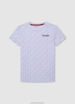 Grey Marl Logo Basic T-Shirt Pepe Jeans L20F2F1629 Boy - Image 4