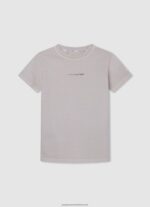 Grey Marl Logo Basic T-Shirt Pepe Jeans L20F2F1629 Boy - Image 5