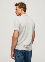 Grey Marl Logo T-Shirt Pepe Jeans L20F2F1084 Men - Image 4