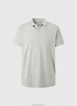 Grey Marl Logo T-Shirt Pepe Jeans L20F2F1084 Men - Image 5