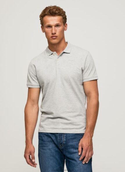 Grey Marl Logo T-Shirt Pepe Jeans L20F2F1084 Men