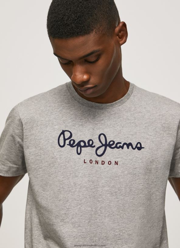 grey_marl_printed_logo_cotton_t_shirt_pepe_jeans_l20f2f1001_men.jpg Grey Marl Printed Logo Cotton T-Shirt Pepe Jeans L20F2F1001 Men - Image 1