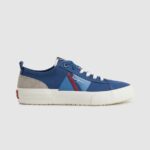Indigo Allen Flag Vulcanized Sneakers Pepe Jeans L20F2F1204 Men