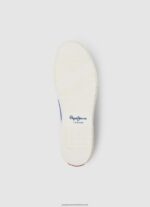 Indigo Allen Flag Vulcanized Sneakers Pepe Jeans L20F2F1204 Men - Image 5