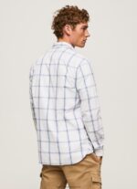 Ivory Lorian Slim Fit Poplin Shirt Pepe Jeans L20F2F1029 Men - Image 4
