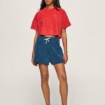 Jarman Embroidered Logo Sporty Shorts Pepe Jeans L20F2F532 Women