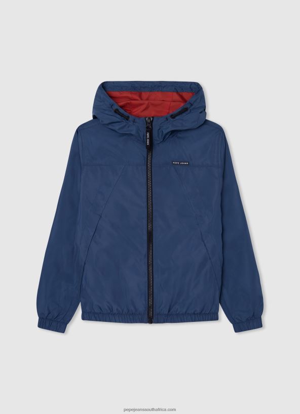 jarman_hooded_windbreaker_jacket_pepe_jeans_l20f2f1563_boy.jpg Jarman Hooded Windbreaker Jacket Pepe Jeans L20F2F1563 Boy - Image 1