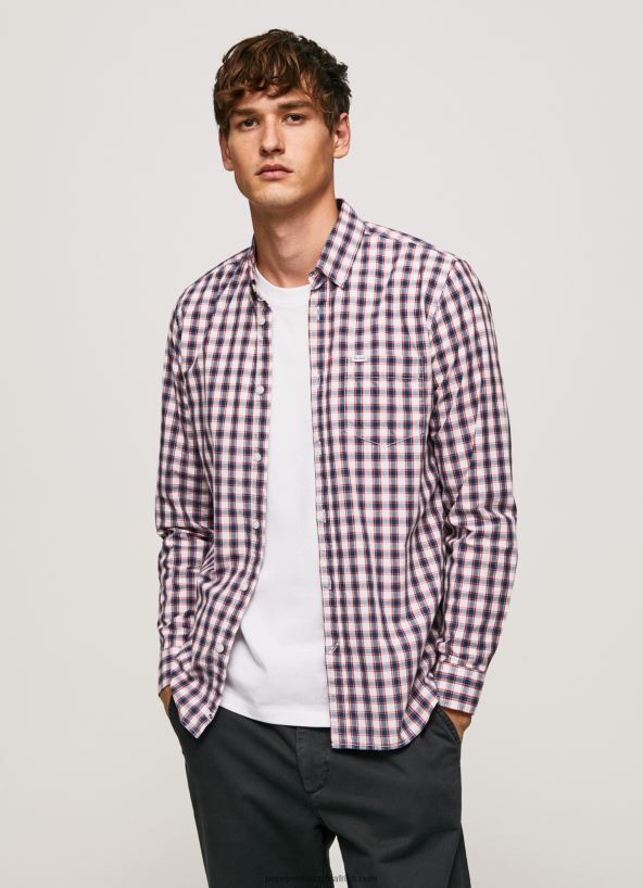 jarman_load_two_toned_checkered_shirt_pepe_jeans_l20f2f1066_men.jpg Jarman Load Two-Toned Checkered Shirt Pepe Jeans L20F2F1066 Men - Image 1