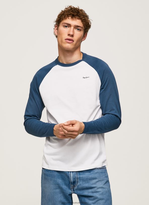 jarman_long_sleeves_raglan_t_shirt_pepe_jeans_l20f2f985_men.jpg Jarman Long Sleeves Raglan T-Shirt Pepe Jeans L20F2F985 Men - Image 1
