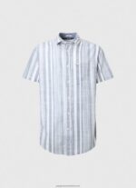 Jarman Luther Slim Fit Striped Shirt Pepe Jeans L20F2F1056 Men - Image 5