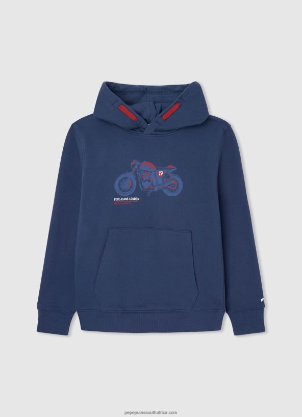 jarman_motorcycle_hooded_jumper_pepe_jeans_l20f2f1596_boy.jpg Jarman Motorcycle Hooded Jumper Pepe Jeans L20F2F1596 Boy - Image 1