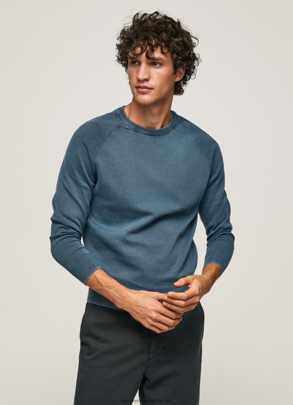 jarman_round_collar_cotton_jersey_pepe_jeans_l20f2f864_men.jpg Jarman Round Collar Cotton Jersey Pepe Jeans L20F2F864 Men - Image 1
