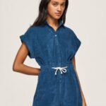 Jarman Short Velvet Jumpsuit Pepe Jeans L20F2F209 Women