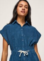 Jarman Short Velvet Jumpsuit Pepe Jeans L20F2F209 Women - Image 3