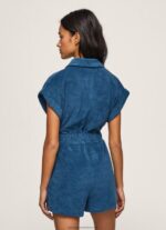 Jarman Short Velvet Jumpsuit Pepe Jeans L20F2F209 Women - Image 4