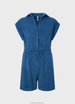 Jarman Short Velvet Jumpsuit Pepe Jeans L20F2F209 Women - Image 5