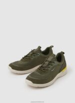 Khaki Green Jay Pro Combined Sneakers Pepe Jeans L20F2F1187 Men - Image 3