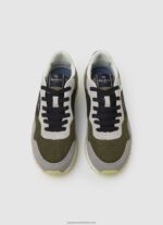 Khaki Green London One Combined Sneakers Pepe Jeans L20F2F1223 Men - Image 2