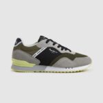 Khaki Green London One Combined Sneakers Pepe Jeans L20F2F1223 Men