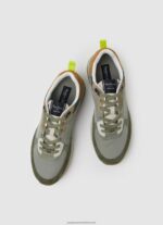 Khaki Green London Pro Combined Sneakers Pepe Jeans L20F2F1188 Men - Image 2