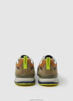 Khaki Green London Pro Combined Sneakers Pepe Jeans L20F2F1188 Men - Image 4