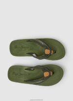 Khaki Green South Beach Camu Beach Flip Flops Pepe Jeans L20F2F1280 Men - Image 2