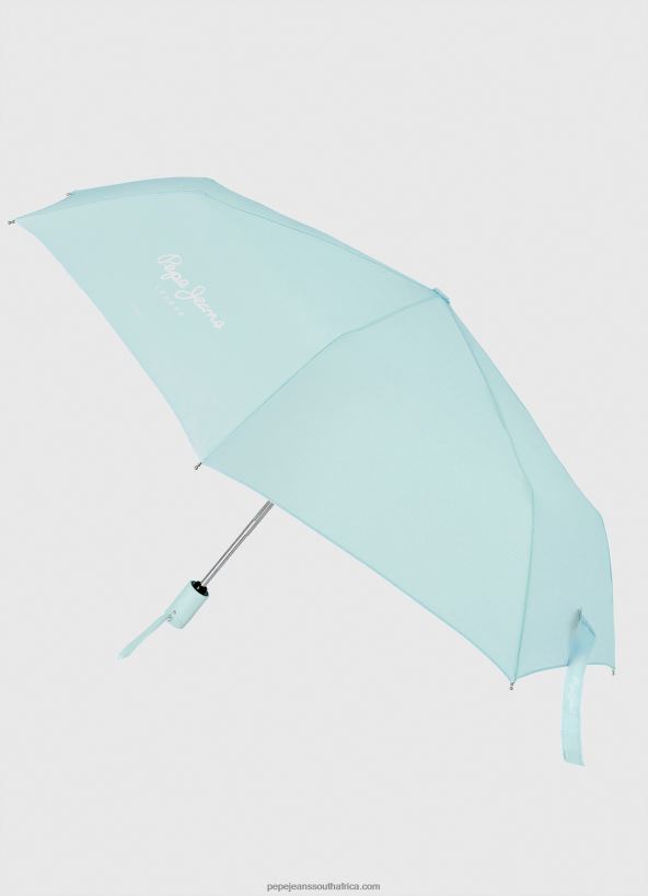 light_blue_macy_folding_automatic_umbrella_pepe_jeans_l20f2f789_women.jpg Light Blue Macy Folding Automatic Umbrella Pepe Jeans L20F2F789 Women - Image 1