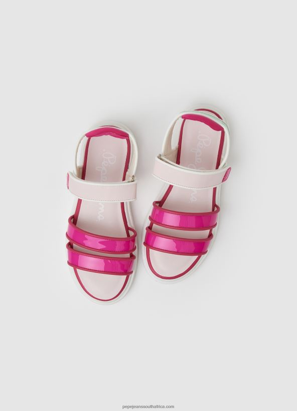 Light Fuchsia Wendy Sweet Platform Sandals Pepe Jeans L20F2F1340 Girl - Image 2