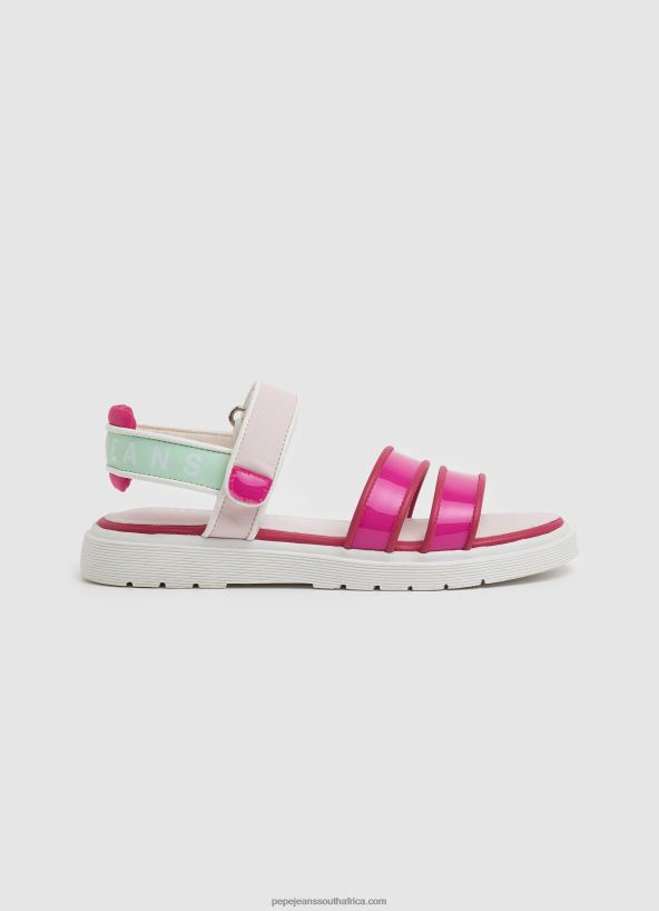 Light Fuchsia Wendy Sweet Platform Sandals Pepe Jeans L20F2F1340 Girl - Image 1