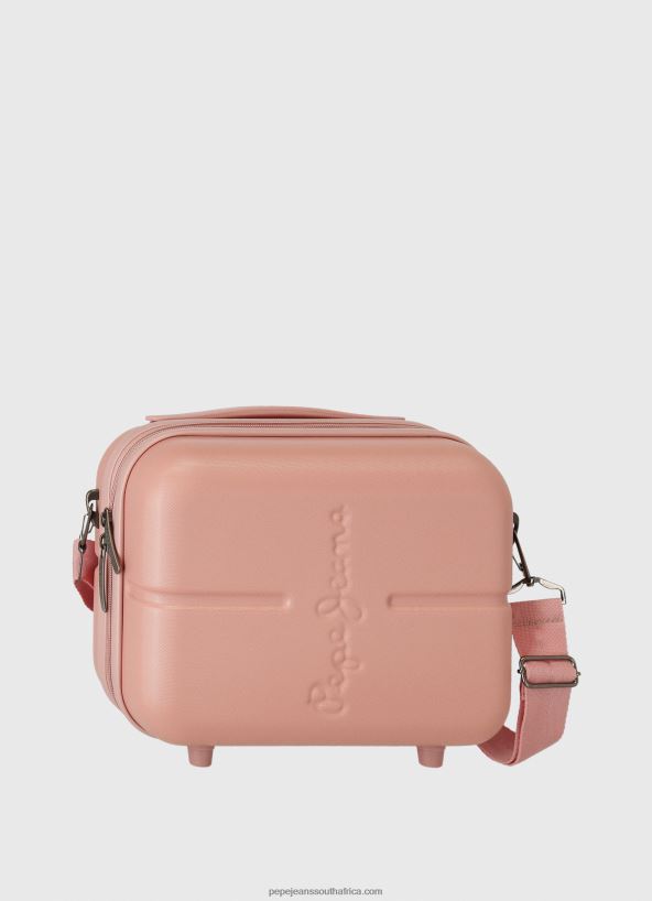 light_pink_embossed_logo_travel_bag_pepe_jeans_l20f2f1515_girl.jpg Light Pink Embossed Logo Travel Bag Pepe Jeans L20F2F1515 Girl - Image 1