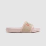 Light Pink Slider Knit Beach Flip Flops Pepe Jeans L20F2F693 Women