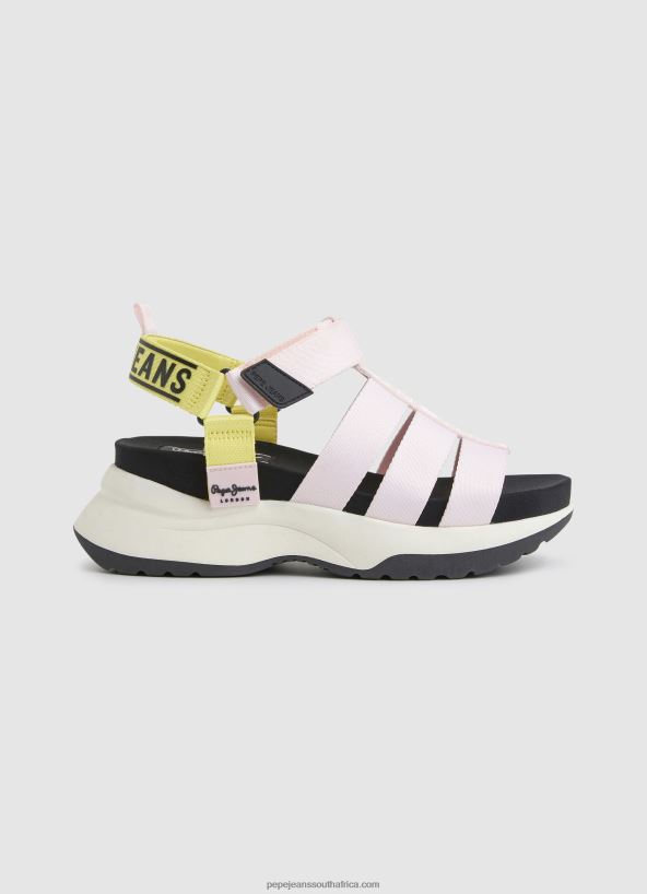 light_pink_venus_point_trek_sandals_pepe_jeans_l20f2f685_women.jpg Light Pink Venus Point Trek Sandals Pepe Jeans L20F2F685 Women - Image 1