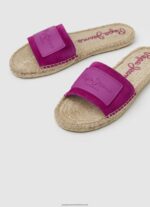 Light Plum Siva Berry Leather Sandals Pepe Jeans L20F2F680 Women - Image 3