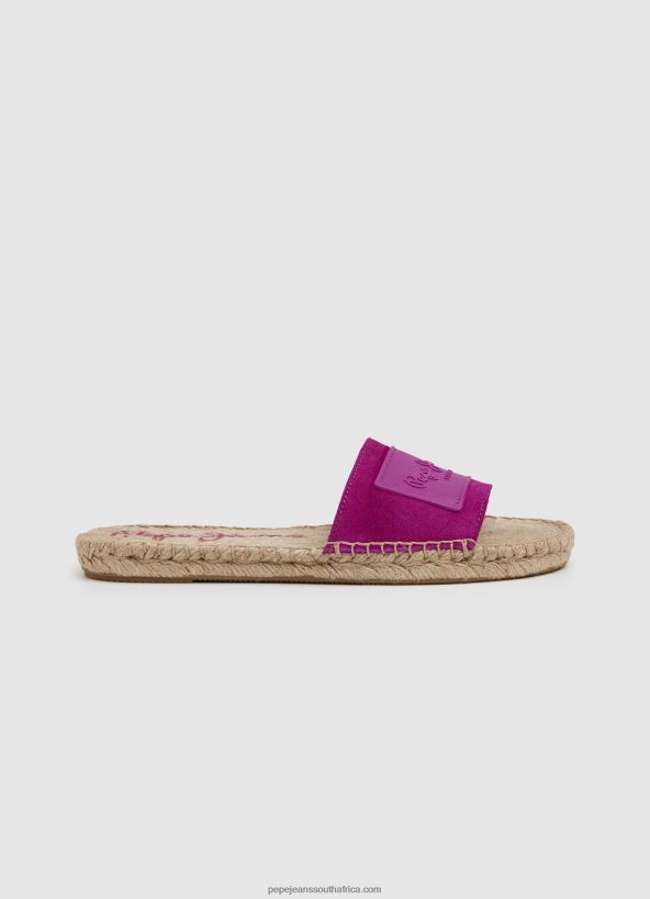 light_plum_siva_berry_leather_sandals_pepe_jeans_l20f2f680_women.jpg Light Plum Siva Berry Leather Sandals Pepe Jeans L20F2F680 Women - Image 1