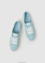 Light Water Green Brady Basic Sneakers Pepe Jeans L20F2F631 Women - Image 2