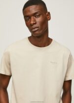 Malt Printed Logo Cotton T-Shirt Pepe Jeans L20F2F939 Men - Image 3