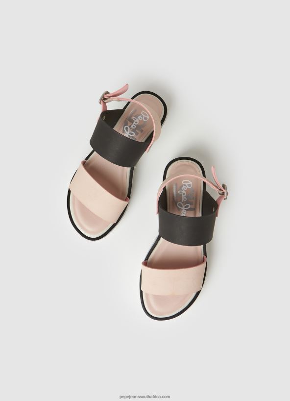 Mauve Pink Alexa Rouse Platform Sandals Pepe Jeans L20F2F1338 Girl - Image 2