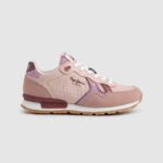 Mauve Pink Brit Animal Combined Sneakers Pepe Jeans L20F2F1329 Girl