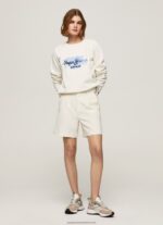 Mousse Cropped Cotton Jumper Pepe Jeans L20F2F287 Women - Image 2