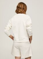 Mousse Cropped Cotton Jumper Pepe Jeans L20F2F287 Women - Image 4