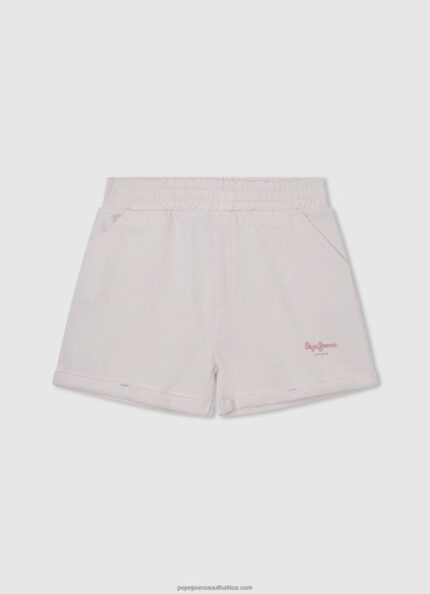 Mousse Elastic Waist Cotton Shorts Pepe Jeans L20F2F1502 Girl