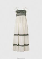 Mousse Embroidered Cotton Dress Pepe Jeans L20F2F189 Women - Image 5