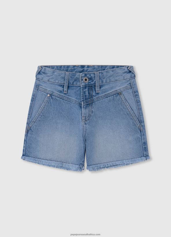Mousse Gigi Shorts With Openwork Details Pepe Jeans L20F2F1487 Girl - Image 3